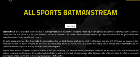 Alternativas Pirlo TV: Cómo ver el fútbol en vivo - Batman Stream