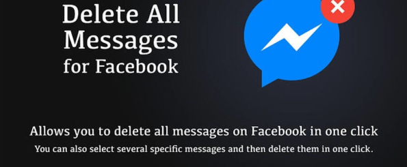 Cómo eliminar todos los mensajes de Messenger - Borrar los mensajes de Messenger con Google Chrome