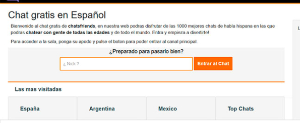 Páginas webs y apps de chat online gratis ¡en español! - Chatsfriends.com