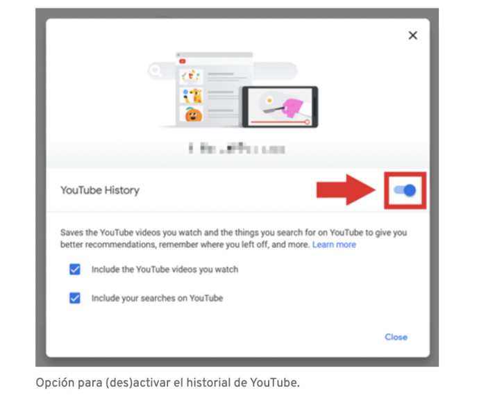 Cómo borrar el historial de búsquedas y reproducciones en YouTube - Cómo desactivar permanentemente el historial en YouTube