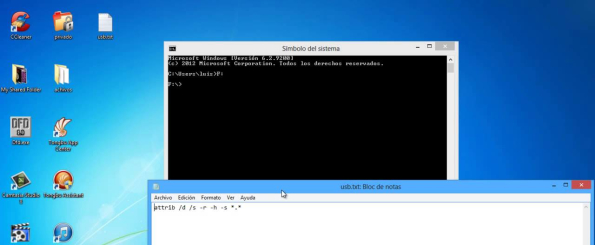 Comando ATTRIB Elimina El Virus De Acceso Directo De Tu USB