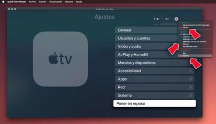 Cómo grabar la pantalla en MAC - ¿Cómo grabar la pantalla de tu Apple TV?