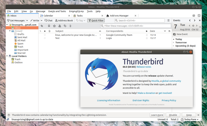 Cómo instalar Mozilla Thunderbird - Descargando Mozilla Thunderbird