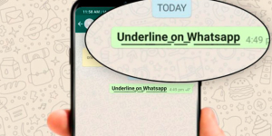 Cómo subrayar en WhatsApp