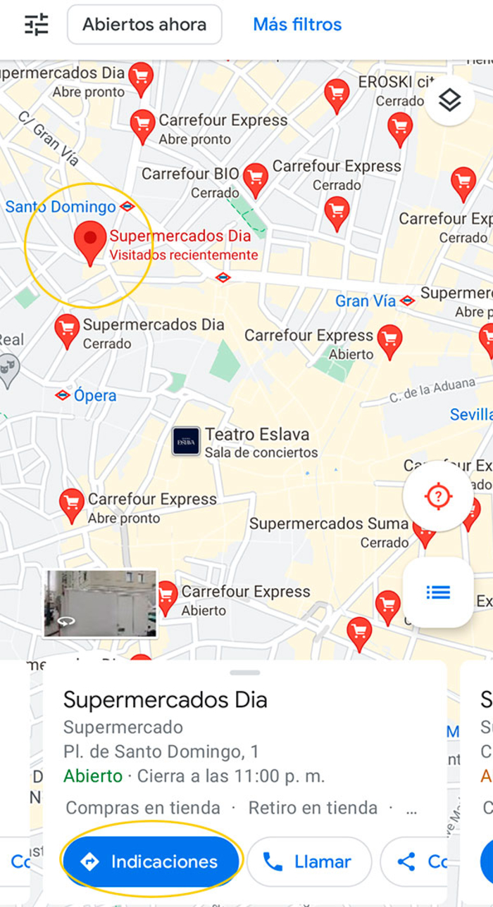 Cuál es el supermercado más cercano a mi ubicación usando Google Maps - Cómo llegar a mi destino usando indicaciones de Google Maps