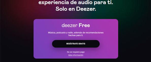 Páginas web para descargar música gratis sin copyright y legal 2022 - Deezer