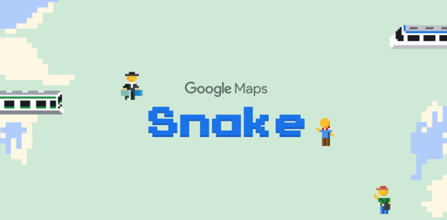 Mejores trucos de Google en 2023 - El juego de la serpiente desde Google Maps