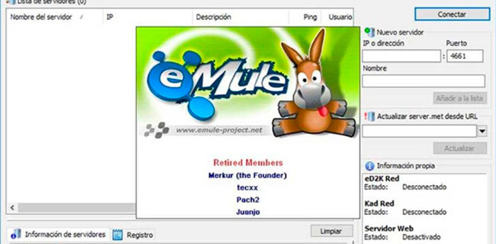 eMule: servidores de descargas, configuración y filtro IP - Configuración de eMule