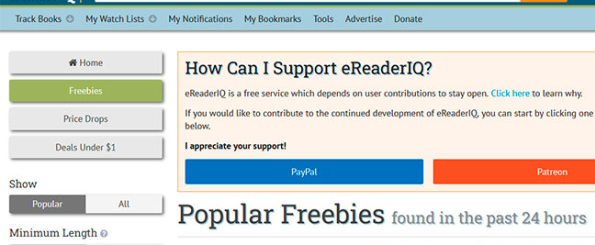 18 páginas webs para descargar libros gratis para Kindle - eReaderIQ
