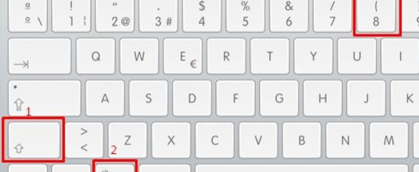 Cómo hacer el símbolo del grado (°) con el teclado - Escribir el símbolo del grado (°) en MacOS