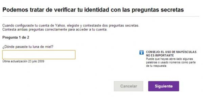 Cómo recuperar una cuenta de correo de Yahoo! - Estás ingresando el nombre de usuario o contraseña incorrecta