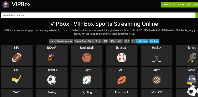 13 mejores páginas para ver NFL gratis online - Es.vipbox.live