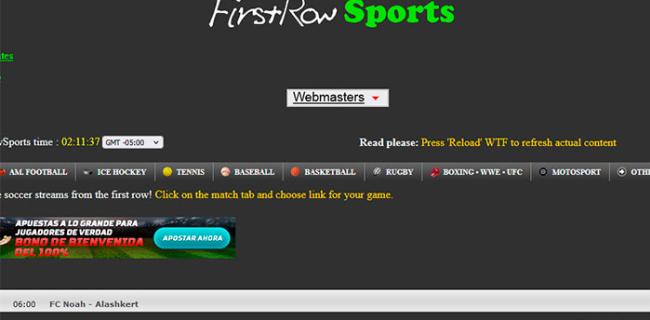 24 páginas para ver deportes online - Firstsrows.com