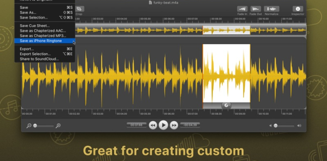 24 programas para editar audio: ranking del 2023 - Fission (MacOS)