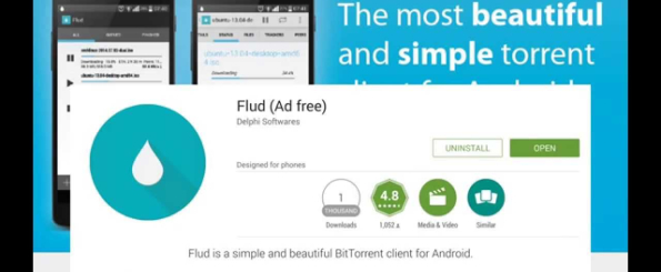 13 aplicaciones para descargar videos - Flud para Android