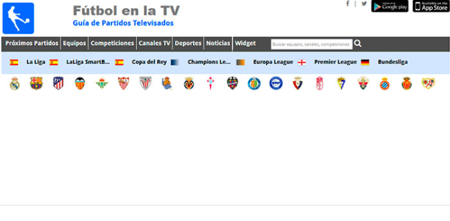 24 páginas para ver deportes online - Futbolenlatv.es
