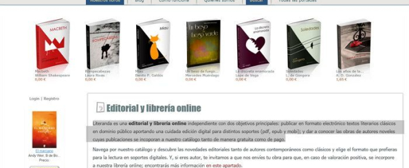 Descargar libros gratis en formato EPUB: lista de sitios webs - Literanda