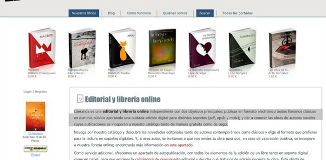 Descargar libros gratis en formato EPUB: lista de sitios webs - Literanda