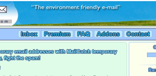 Correo temporal: mejores webs y servicios gratuitos de correo desechable - MailCatch