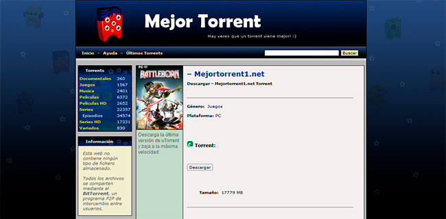 Alternativas a TuMejorTorrent - Mejor Torrent 1