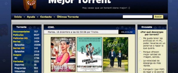 15 webs de torrents populares (NO BLOQUEADAS) - MejorTorrent