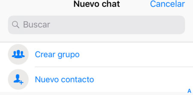 Cómo crear un grupo de WhatsApp - Metodo para sistema operativo iOS
