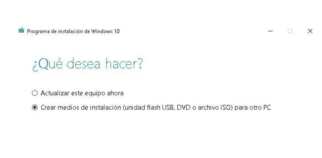 Cómo instalar Windows 10 desde USB - Prepara la memoria USB