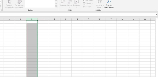Diferencia entre filas y columnas en Excel - ¿Qué es una columna?