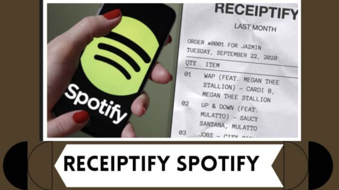 Receiptify: Haz una factura con tus canciones más escuchadas - ¿Cómo usar Receiptify?