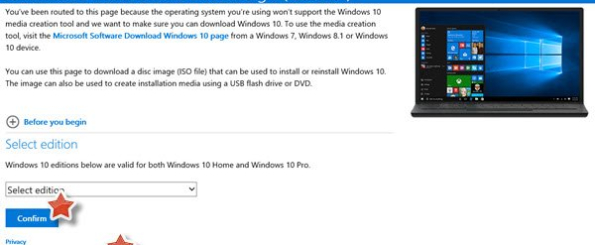Cómo descargar la imagen ISO para instalar Windows 7, 8 y 10 - Selecciona la versión de Windows para descargar su ISO