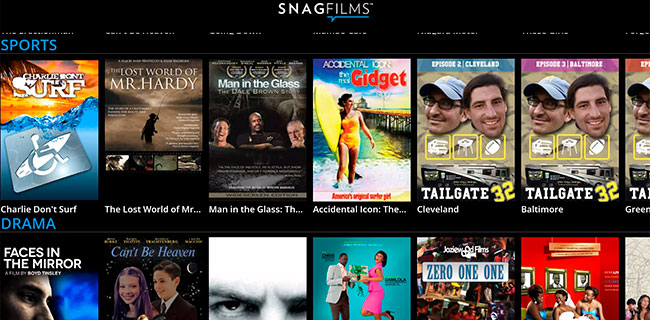 35 mejores páginas para ver películas online gratis - Snagfilms.com