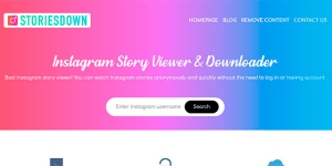 StoriesDown.com: ver historias de Instagram y descargarlas