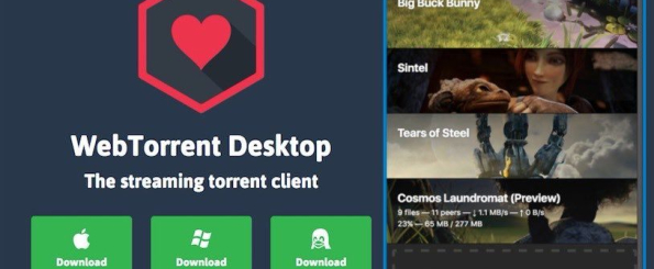 Clientes BitTorrent: aplicaciones y programas para descargar torrents - WebTorrent Desktop