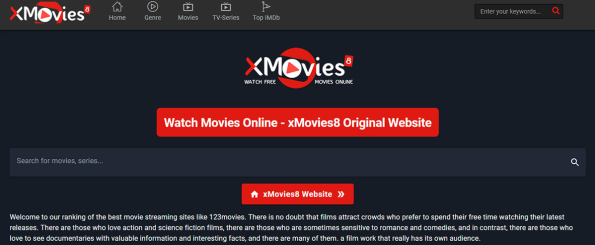 35 mejores páginas para ver películas online gratis - XMovies8.pro