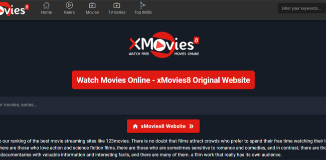 35 mejores páginas para ver películas online gratis - XMovies8.pro